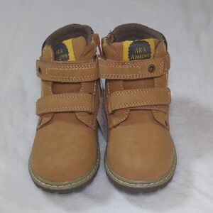Apakowa Kids Tan Boots Toddler Boy EU Size 25 - US Toddler Boy 8.5